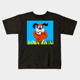 Laughing Videogame Dog Kids T-Shirt